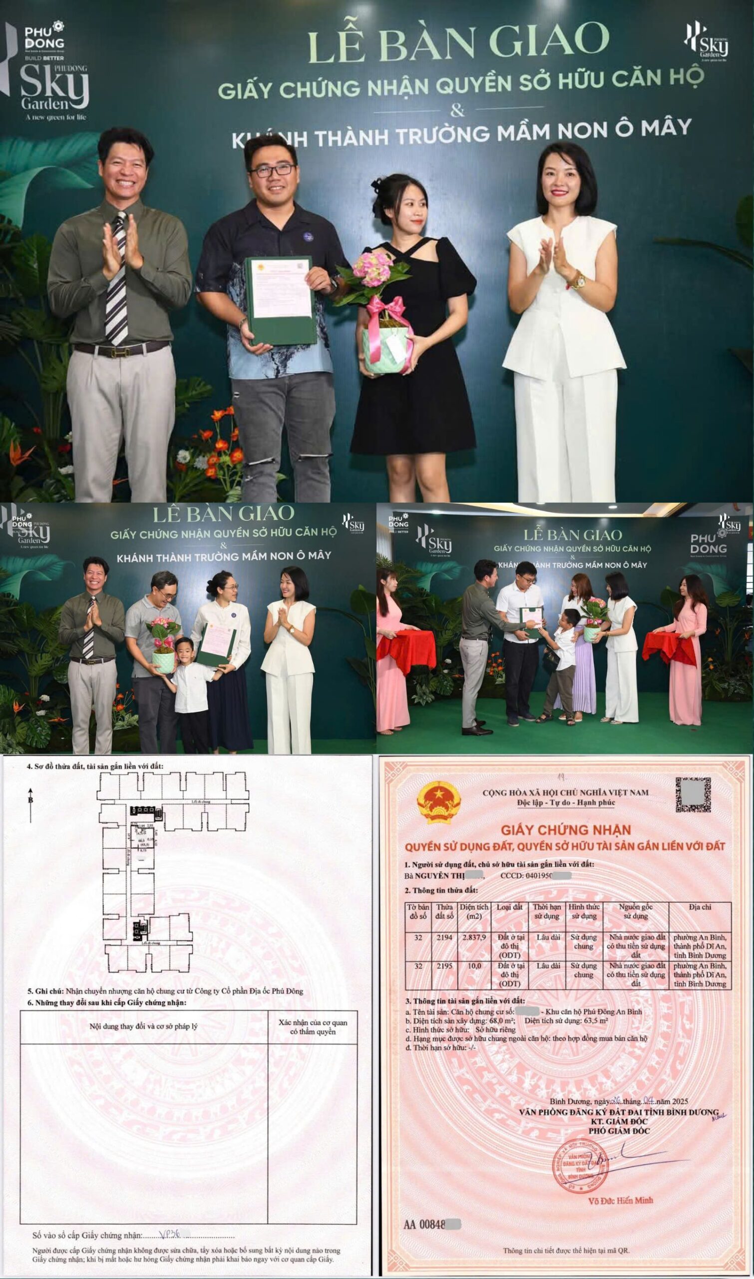 Bàn giao sổ hồng 17/5/2025